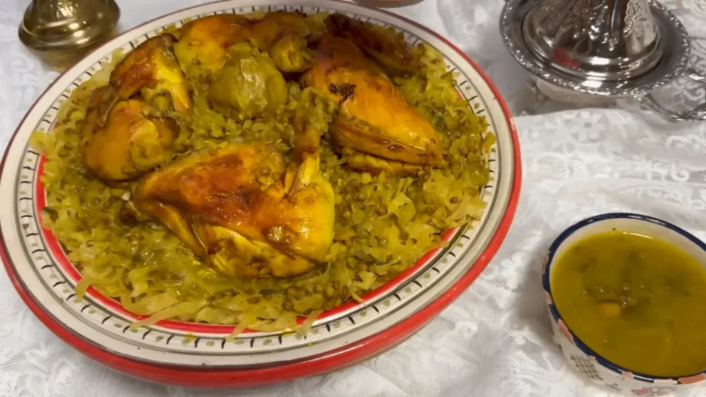 Moroccan Chicken Rfissa Traditional Recipe