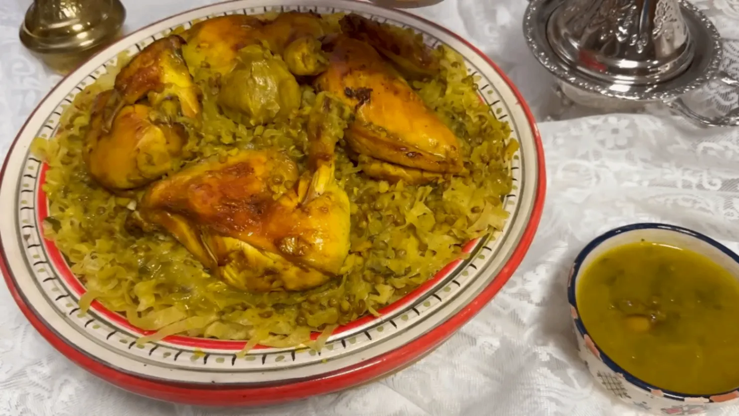 Moroccan Chicken Rfissa Traditional Recipe